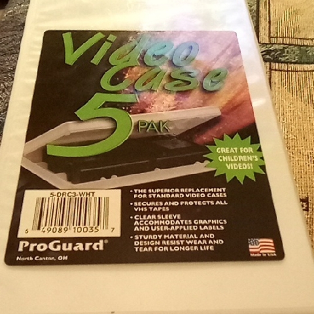 White Video Case 5-Pack